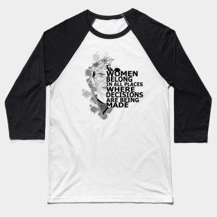 RBG Quotes Baseball T-Shirt